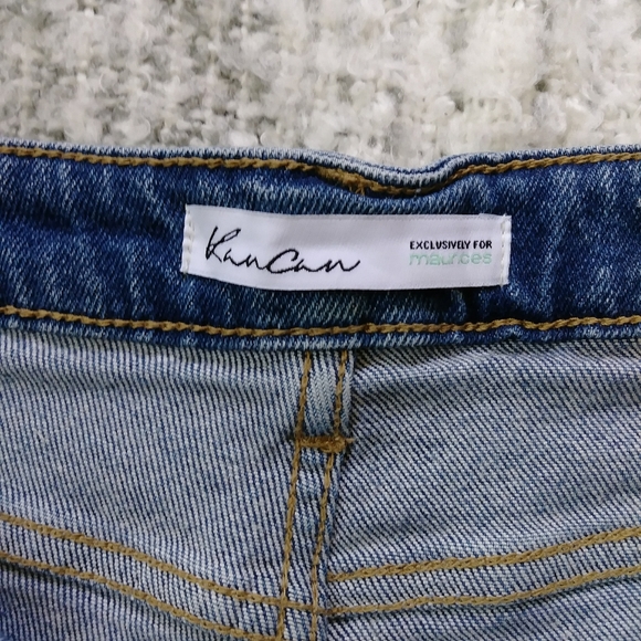 Kancan Distressed Mom Shorts - Picture 9 of 10